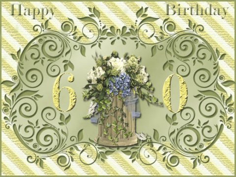 E-card Verjaardag 60-69 jaar