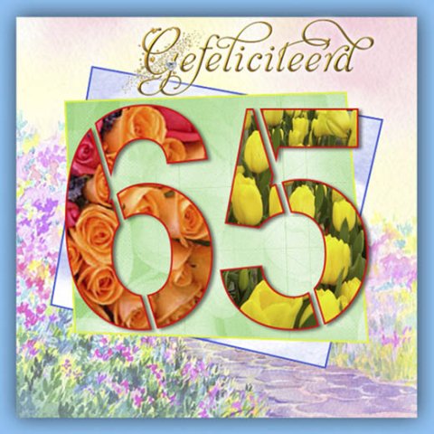 E-card Verjaardag 60-69 jaar