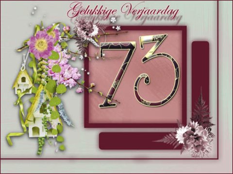 E-card Verjaardag 70-79 jaar