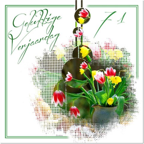 E-card Verjaardag 70-79 jaar