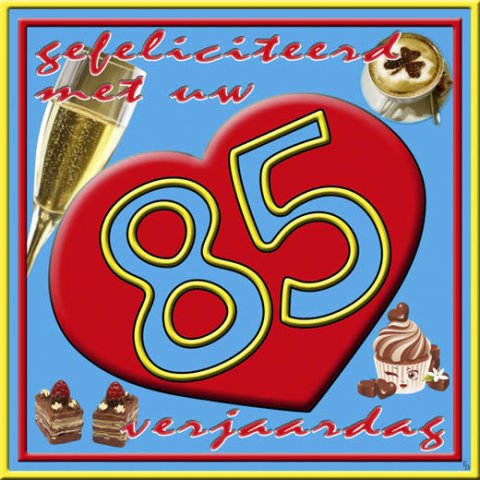 E-card Verjaardag 80+