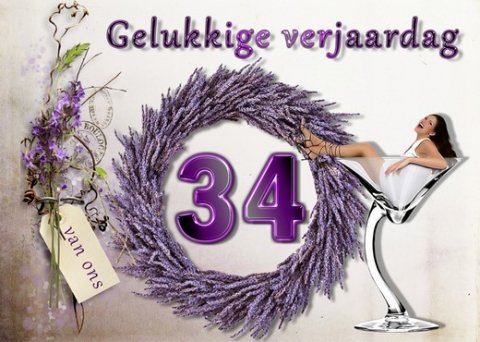 E-card Verjaardag 30-39 jaar
