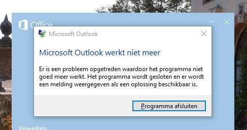 financiën zoogdier Passend kan mijn mails bij outlook van microsoft office niet meer openen-opgelost  SeniorenNet - Website voor de actieve 50-plusser